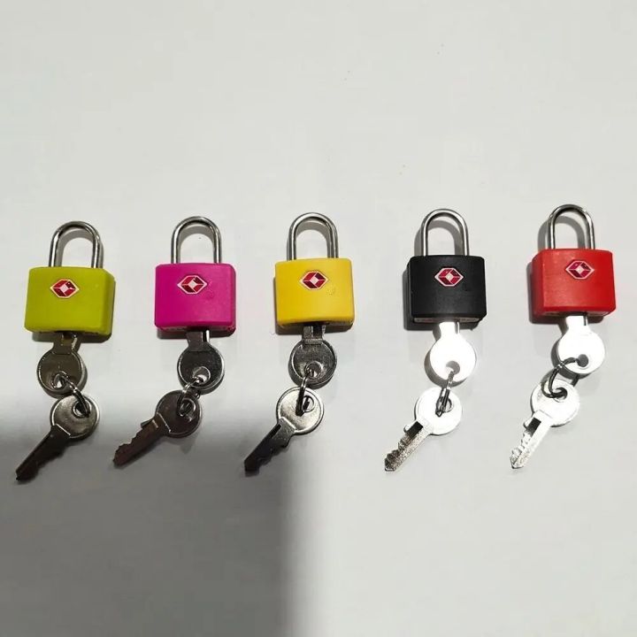 TSA Customs Lock Security Lock Suitcase Luggage Coded Lock Cupboard Cabinet Locker Padlock Travel Bag Lock with 2 Keys