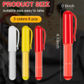 6 Pcs Sew Chalk Fabric Marker Fabric Pencils Chalk , Marker Tailors Chalk , Erasable Sewing Chalk , Red, Yellow, White. 