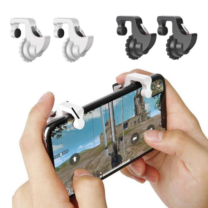 New Version 1pair Mobile Game Button Aim Key Smart Phone Mobile Gaming Trigger L1r1 Controller For Pubg Smartphone