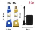 【20g】 Automotive metal repair paste cold welding glue DIY repair heat-resistant quick-drying welding glue. 