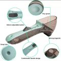 Adjustable Measurement Spoon with Scale for Kitchen Home Baking Cooking Tools Volume Measuring Spoons Scale Measurement Spoon for Cake Baking Kitchen Plastic Measuring Spoon and Cup Set 2 pcs. 
