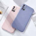 Tokifu Samsung Galaxy M31s Casing The New Liquid Silicone Phone Case Camera Lens All-inclusive Shockproof Back Cover. 