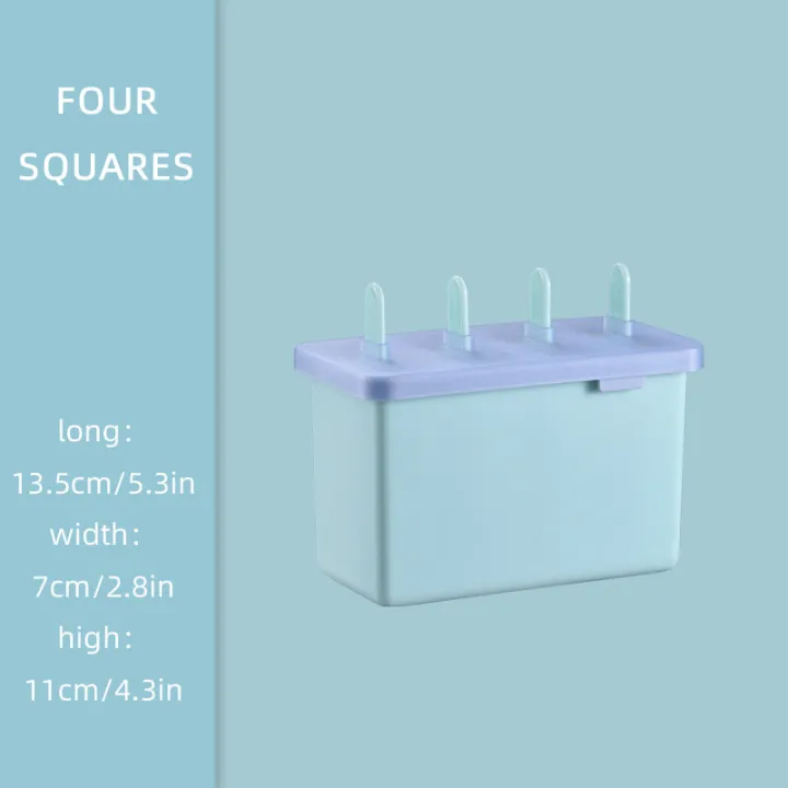 Houseeker%204%20Grids%20Ice%20Cream%20Mold%20Food%20Grade%20Plastic%20Popsicle%20Moulds%20Summer%20Home%20Diy%20Fruit%20Ice%20Cream%20Maker%20Tray%20Mould%20-%20Image%207