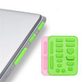 16pcs/set Laptop Dust Plug Set USB  Port VGA Rubber Protective Cover. 