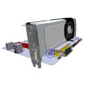 PCIE X1 Riser Cable Dual 90 Degree Right Angle PCIe 3.0 x1 to x1 Extension Cable 8Gbps PCI Express 1x Riser Card Ribbon Extender. 