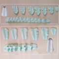 5Pcs Leaf Shape Icing Piping Nozzles Cream Cake DIY Home Baking Decorating Tool. 