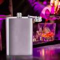 Hip Flask with Funnel, 4 Oz Stainless Steel Flask Leak Proof, Portable Pocket Hip Flask for Liquor for Men. 