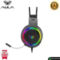Aula S608 RGB Lighting Surround Bass Stereo Noise Cancelling Mechanical Gaming Headphone 6 Months Warranty. 