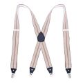 Men Suspenders High Elastic Adjustable 4 Strong Clips Suspender Heavy Duty X Back Trousers Braces Pants Holder Wedding Wear. 