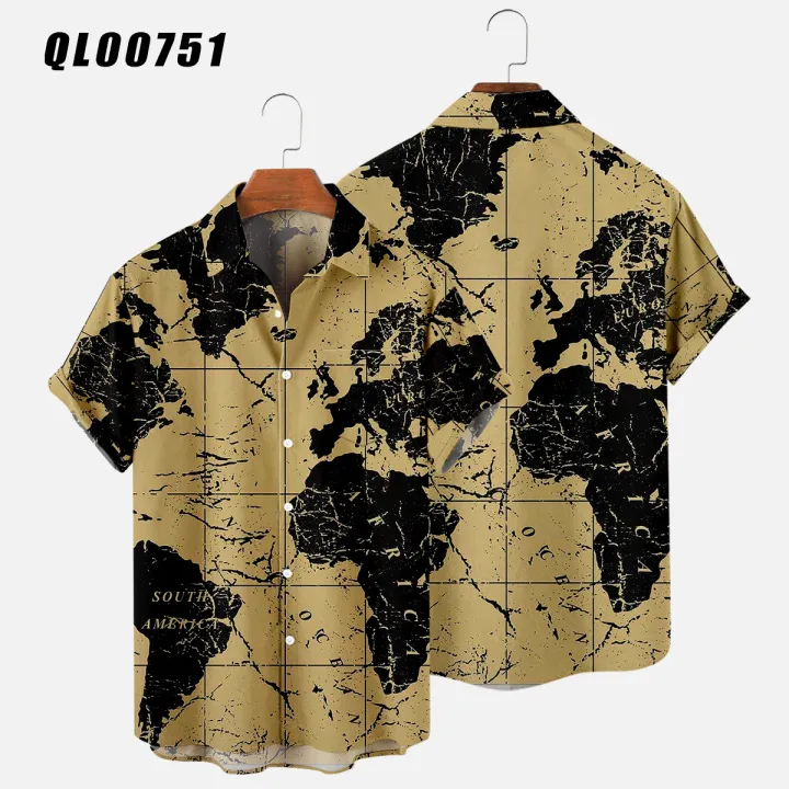 Hawaiian%20Men's%20Slim%20Fit%20Shirt%20Floral%20Men%20Fashion%20Map%203d%20Print%20Summer%20Beach%20Camisa%20Trip%20Blouse%20Casual%20Male%20Social%20Y2k%20Vintage%20-%20Image%204