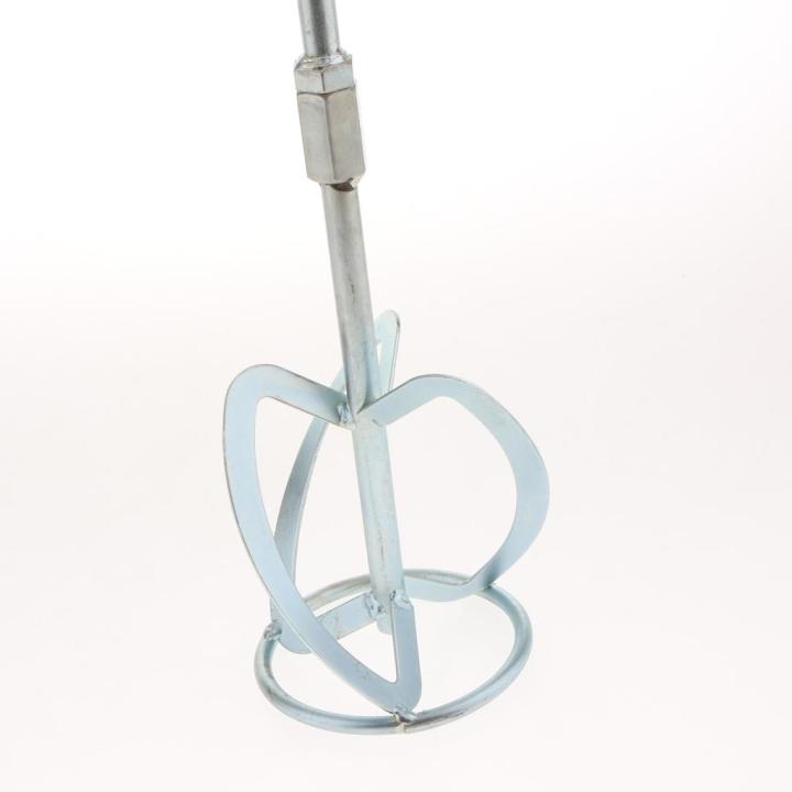 Paint Cement Plaster Adhesive Spiral Mixer Stirrer Paddle Rod For Drill