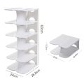 Assembly 6 Layers Stackable Shoe Organizer Shoe Shelf Shoe Rack Stand Space Saving Shoe Hanger Shoe Box Cabinet Storage. 
