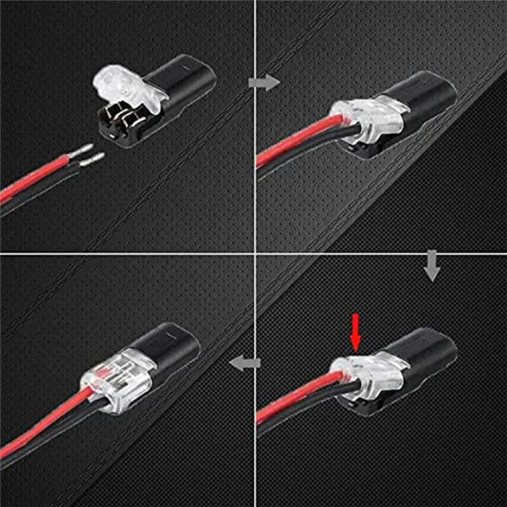 10PCS%20Double-Wire%20Plug-in%20Connector%20with%20Locking%20Buckle%202%20Pin%202%20Way%20-%20Image%202