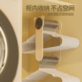 Multifunctional Hanger Storage Rack Punch-Free Organizing Rack Balcony Storage Hook Clothes Rack Folding Hanger Gadget. 