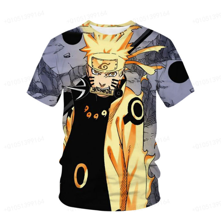 Naruto%20Series%20Printed%20Children's%20Kakashi%203D%20Cartoon%20T-shirt%20Top%202023%20Summer%20Latest%20Cartoon%20Short%20Sleeve%20T-shirt%20Boy's%20Top%204-14T%20-%20Image%205