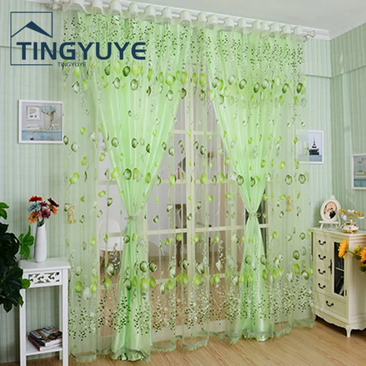 Tulip%20Flower%20Voile%20Curtain%20Drape%20Panel%20Room%20Sheer%20Home%20Door%20Window%20Decoration%20-%20Image%207