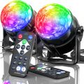 RGB Disco Light Sound Control Party Lights Strobe Dj Disco Ball Lamp Led Stage Light For Home Car Christmas Club. 