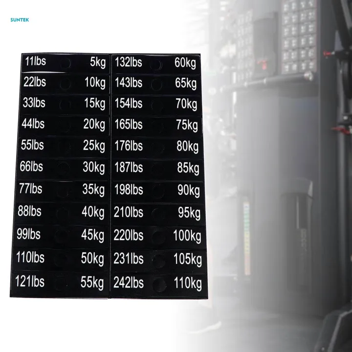 1%20Sheet%20Weight%20Sticker%20Labels%20Weight%20Stack%20Labels%205%20kg%20to%20110%20kg%20Power%20Equipment%20Label%2011%20lbs%20to%20242%20lbs%20Gym%20Equipment%20-%20Image%202