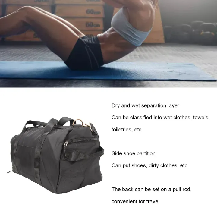 Travel%20Duffel%20Bag%20Black%20Multiple%20Pockets%20Lightweight%20Wear%20Resistant%20Dry%20Wet%20Separation%20High%20Capacity%20Sports%20Gym%20Bag%20Portable%20for%20Travel%20-%20Image%205