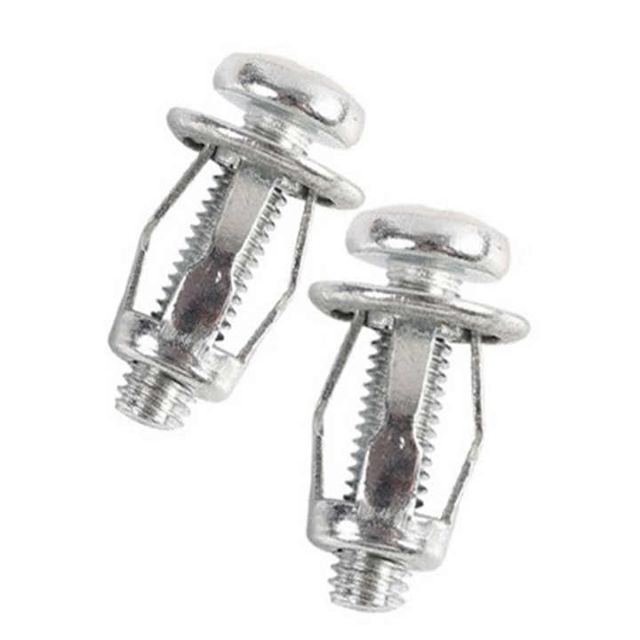 QUANBU%2060%20Pcs%20M6X25%20Jack%20Nuts%20Car%20Metal%20Screw%20Petal%20Nuts%20with%20Screw%20for%20Hollow%20Wall%20Iron%20Skin%20-%20Image%202
