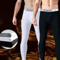 【In-Demand Item】 Men Long Johns Thermal Skin-Friendly Underwear Winter Warm Long Pants Male Soft Elastic Large Size Leggings Comfortable Tights Moyao. 