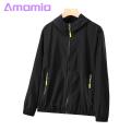 Men Lightweight Sun Protective Jacket Sun Protection Hooded Windbreaker Jacket for Men Women Lightweight Quick Dry Waterproof Fishing Hunting Clothes with Side Pockets Perfect for Spring Autumn Full. 