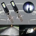 2X H1 6000K Super Bright White 6000LM DRL LED Headlight Kit High-Beam. 