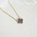 Clover Necklace Female Fashion Women's Collar Chain Korean Style Necklaces for Girls Gifts. 