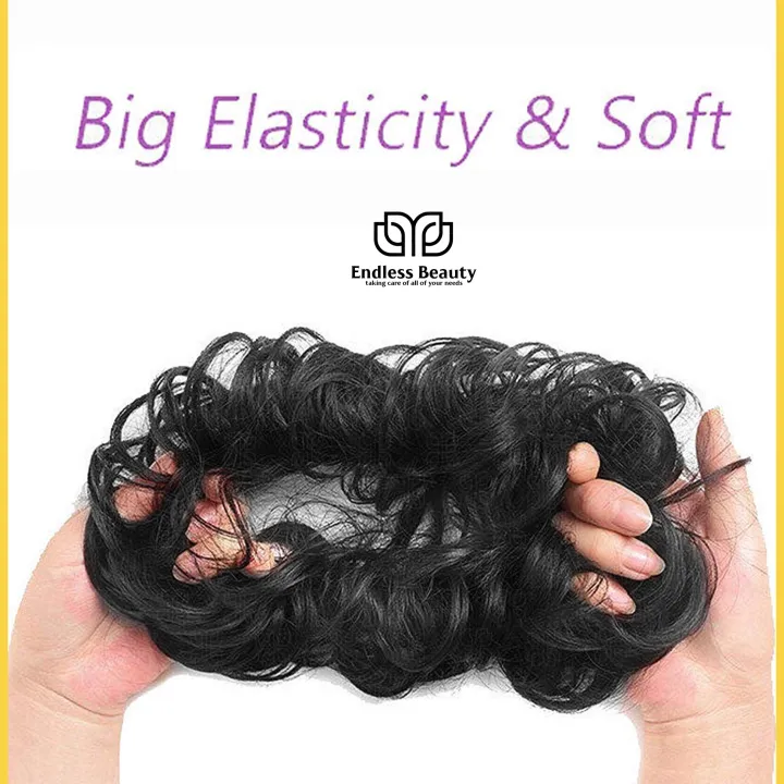 Messy%20Bun%20Large%201pcs%20Hair%20Piece%20Hair%20Extension%20With%20Elastic%20Rubber%20Band%20Hairpiece%20Synthetic%20Hair%20Scrunchies%20Hair%20Piece%20for%20Women%20Girls%20Color%20Black%20Endless%20Beauty%20EB-FA%20-%20Image%207