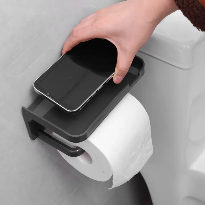 Bathroom%20Tissue%20holder%20Mobile%20phone%20Roll%20paper%20Storage%20rack%20Tissue%20Box%20Wall%20Mounted%20Drill%20Bathroom%20Accessory%20-%20Image%204