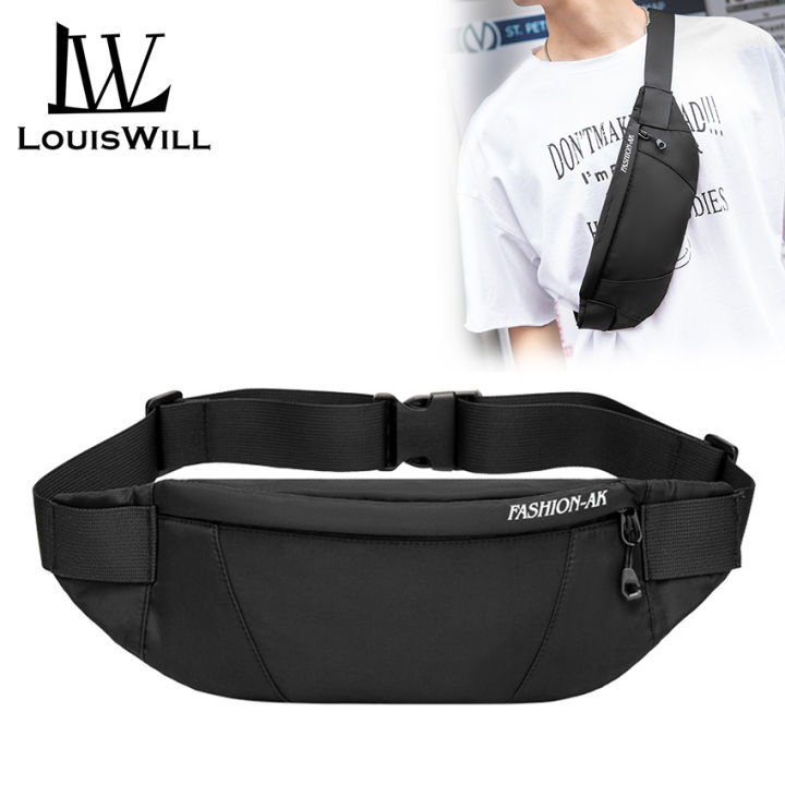 LouisWill Fanny Pack Pouch Side Crossbody Bag for Men