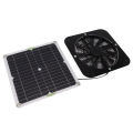 Greenhouse Solar Powered Fan 100W Round Effective Cooling Solar Panel Fan Kit. 