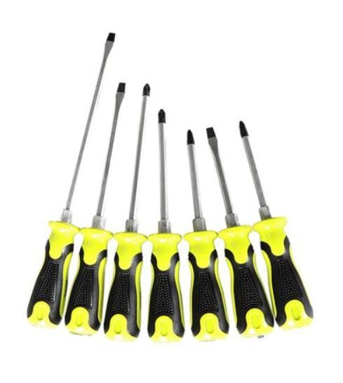 7Pc%20Screwdriver%20Set%20High%20Quality%20Magnetic%20Tip%20Multi%20Hand%20Tools%20Set%20Round%20and%20Flat%20Screwdrivers%20Set%20Screw%20Driver%20Set%20Screwdrivers%20Electrician%20Home%20Household%20Repair%20Tools%207%20Piece%20Round%20Screwdriver%20Flat%20Screwdriver%20Set%20-%20Image%204