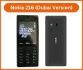 Nokia 216 SIM Free 2G-only Feature Phone, Cell Phone 2.4" 2G Bluetooth Button Phone, Dual Sim Mobile Phone, Nokia 216 Dual SIM 16Mb RAM Mobile Phone (Dubai Version). 