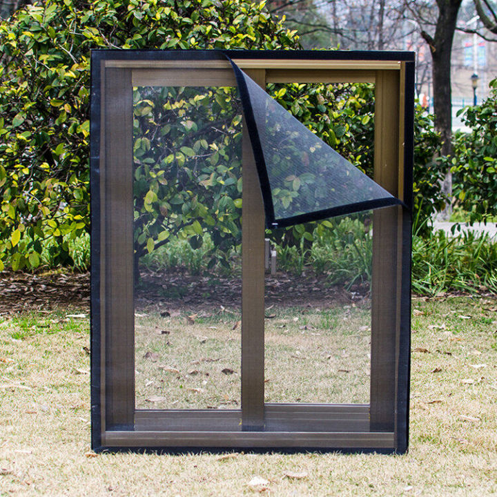 DIY Window Mosquito Net insect Window Mesh Fiberglass Screen Adjustable ...