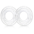 2 Pack Light Fixture Mounting Brackets, Ceiling Light Mounting Plate, Wall Light Mount Blocks with Screw and Nuts. 