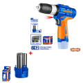 Lithium-Ion Cordless Impact Drill 12V WADFOW WCDS540 With Extra Battery. 