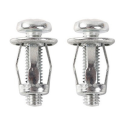 QUANBU 60 Pcs M6X25 Jack Nuts Car Metal Screw Petal Nuts with Screw for Hollow Wall Iron Skin. 