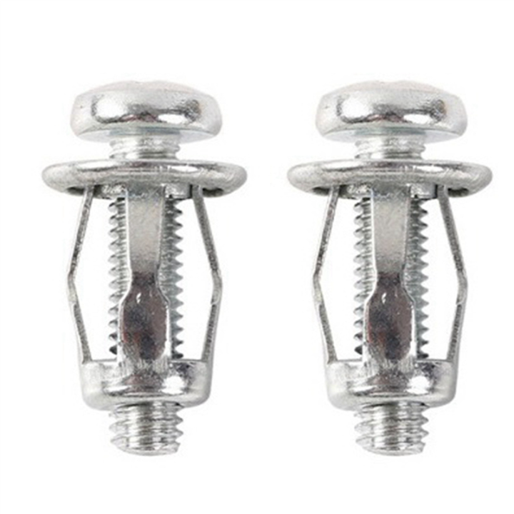 QUANBU%2060%20Pcs%20M6X25%20Jack%20Nuts%20Car%20Metal%20Screw%20Petal%20Nuts%20with%20Screw%20for%20Hollow%20Wall%20Iron%20Skin%20-%20Image%203