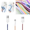 1.4 m Spiral USB Charger Cable Cord Protector Wrap Cable Winder. 