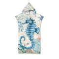 Kidlove Microfiber Bath Towel Hooded Surf Poncho Beach Towel Outdoor Changing Robe an Style Bathrobe Wetsuit Adult Colors:#7. 