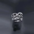 YADELAI Dark Retro Rabbit Butterfly Ring Creative Fashion Hip Hop Clown Rings Gothic Skeleton Death Rings For Women Accessorie. 