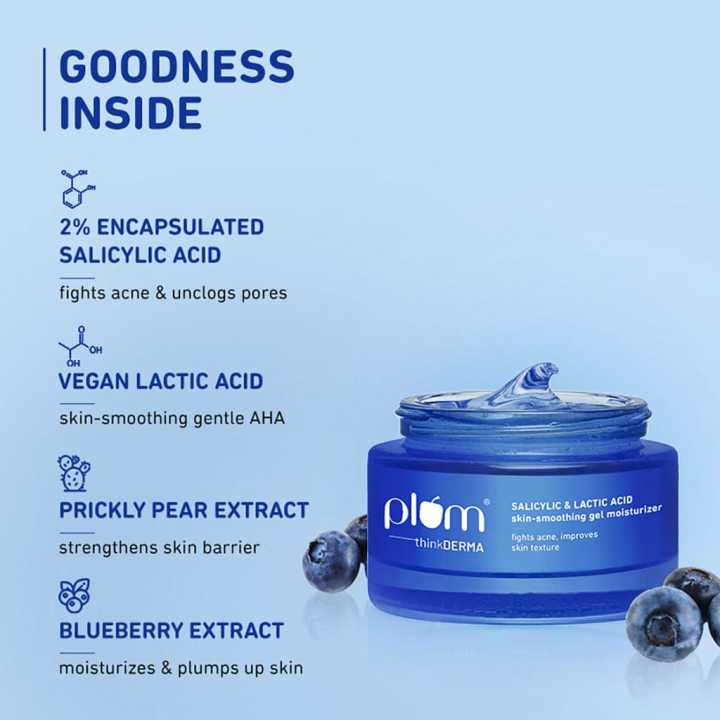 Plum%20Salicylic%20&%20Lactic%20Acid%20Skin-Smoothing%20Gel%20Moisturizer%2050g%20-%20Image%202