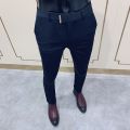 Spring Formal Suit Pant Men Slim Fit Trousers Office Work Pant Man Wedding Banquet Club Social Casual Pants Plus Size 28-36. 