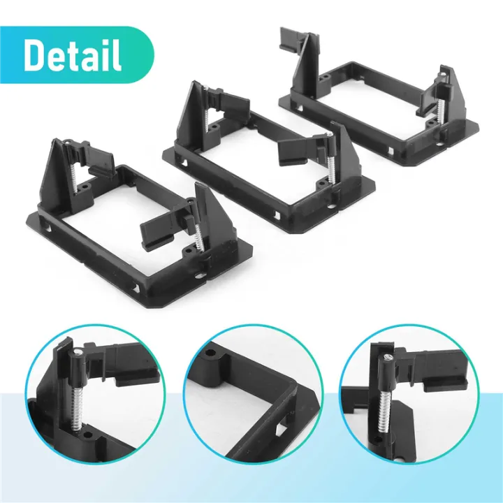 12%20Pcs%20Single%20Gang%20(1-Gang)%20Low%20Voltage%20Wallplate%20Mounting%20Bracket%20-%20Black%20-%20Image%202