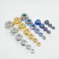 Liumeili Titanium Ti Gr5 M5 M6 M8 M10 M12 M14 Flange Nut Screws Bolts For Motorcycle Bike. 