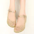 【ZOSR】Crystal Sandals Women's Summer Fashion Outdoor Hollow-out Wedge Non Slip Hole Shoes 2023 New Arrival Shoes Beach Shoes. 