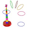 Toy Imagine™ 2 in 1 Plastic Ring Toss Throw Game for Toddlers/Kids Fun Indoor/Outdoor Learning Activity Ring toss Games for Baby Colourful Round Stacking Rings Best Birthday Gift for Kids  SAM. 