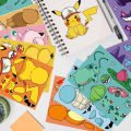8 Sheets Pokemon Puzzle Stickers Pikachu Psyduck Bulbasaur Anime Cartoon Kids DIY Make A Face Sticker Handicraft Waterproof Decals. 