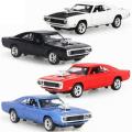 Diecast Metal Pullback Openable Doors Toy Cars with Flashing Light and Musical Sound. 